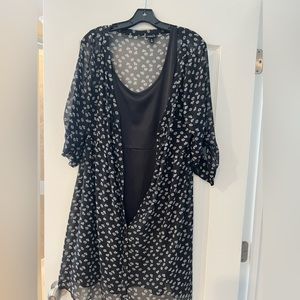 Sheer with liner dress